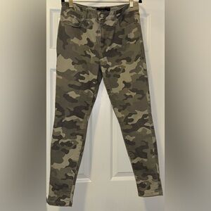 Colleen Lopez Olive Camouflage Pants